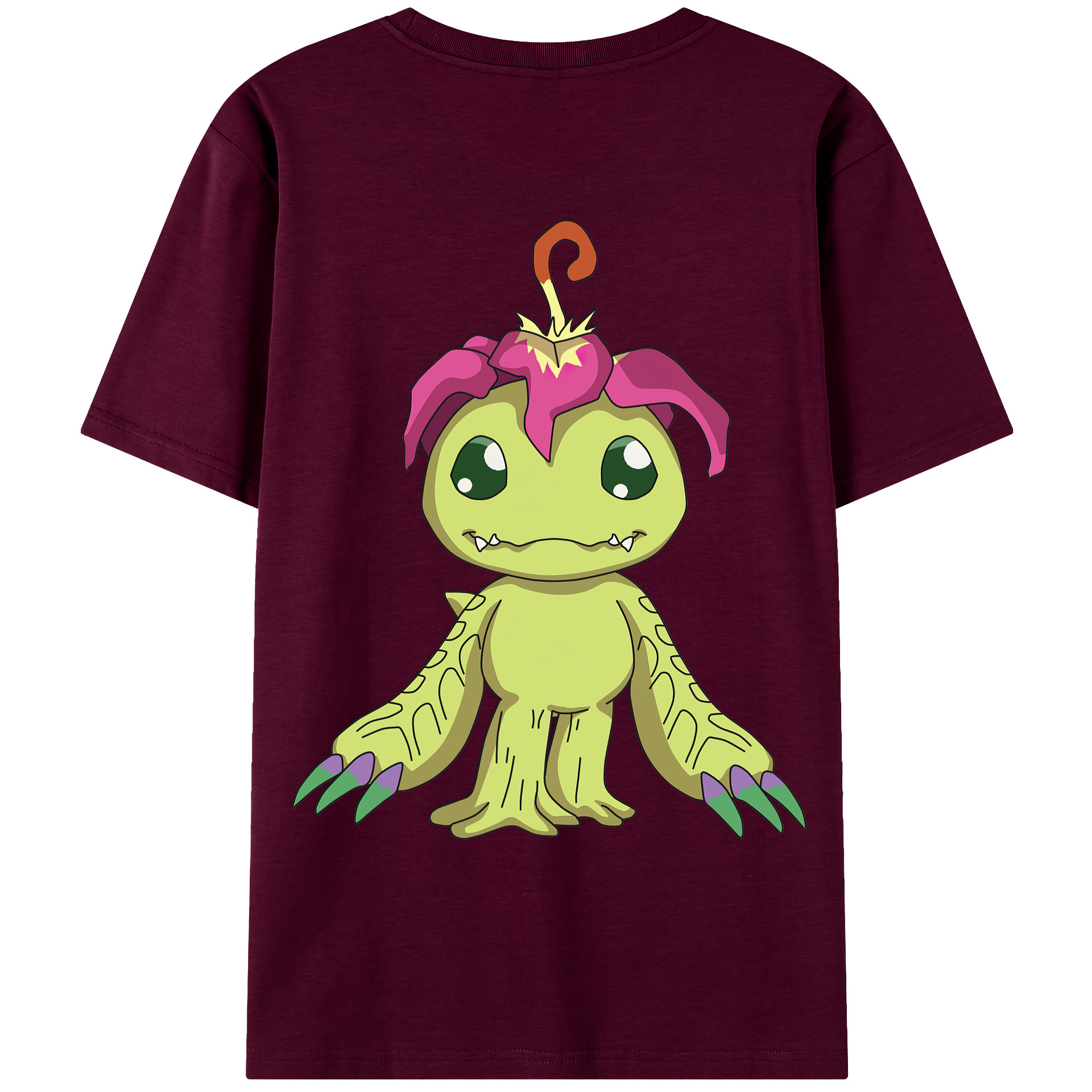 （画像用） Digimon デジタルモンスター/デジモン レディース半袖Tシャツ(バックプリント)
